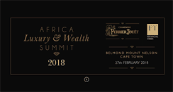 Desktop Screenshot of africaluxurysummit.com